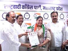 निळू फुले यांची लेक गार्गी फुले यांचा राष्ट्रवादी कॉंग्रेसमध्ये प्रवेश