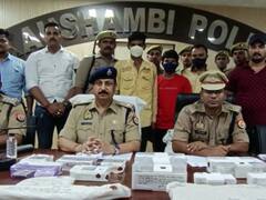 कौशांबी में चोरी की दो बड़ी वारदातों का खुलासा, 2 महिलाओं समेत 5 गिरफ्तार, इन घरों को बनाते थे निशाना