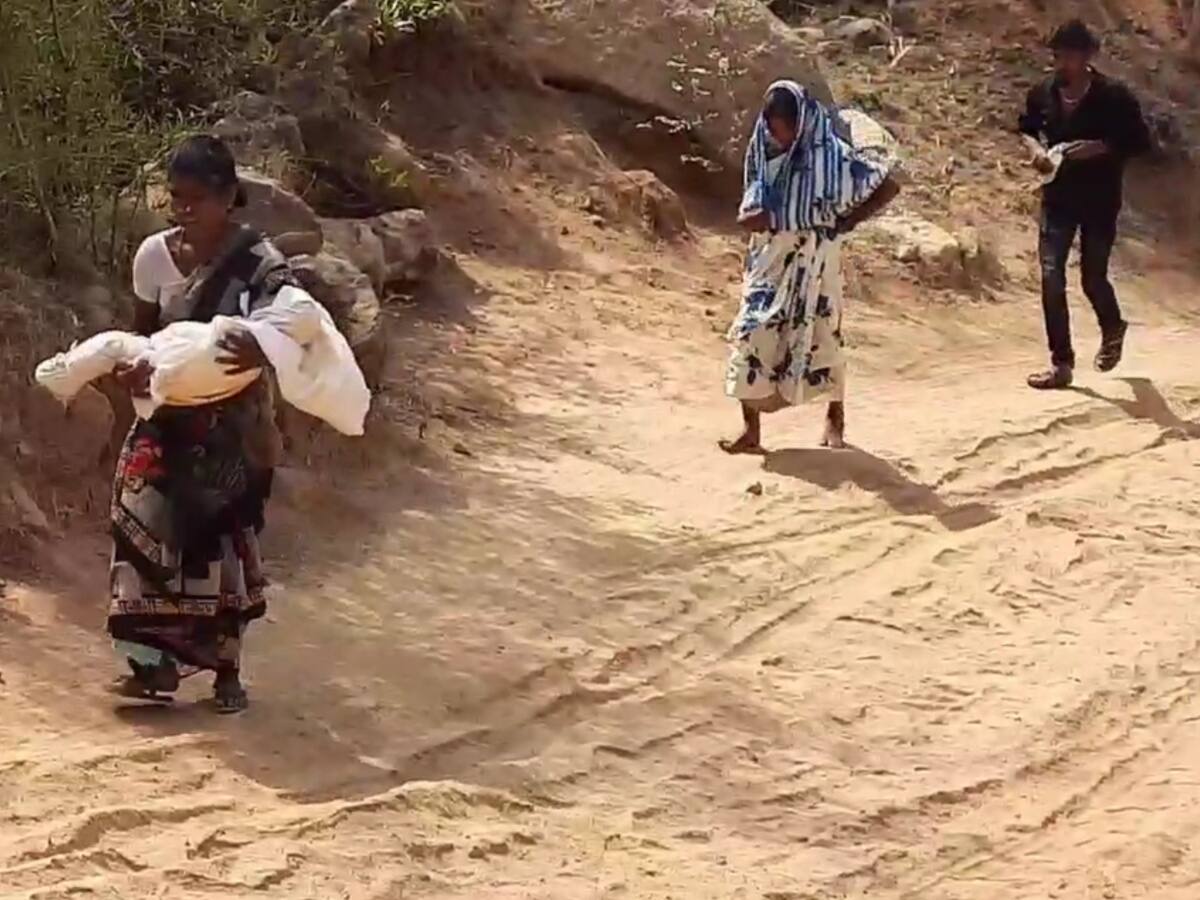 Mother Forced To Carry Child's Body For 6 Km Due To Improper Road In TN's Vellore
