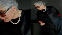 71 ਸਾਲ ਦੀ ਉਮਰ 'ਚ ਬਲੈਕ ਡਰੈੱਸ ਅਤੇ ਨੈਕਪੀਸ 'ਚ ਖੂਬਸੂਰਤ ਲੱਗੀ Zeenat Aman