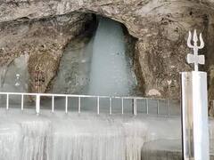 Amarnath Yatra 2023 : अमरनाथ शिवलिंगाची पहिली झलक, बाबा बर्फानी यांचे फोटो समोर; 1 जुलैपासून सुरु होणार अमरनाथ यात्रा