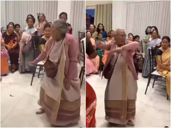 Grandma did a bang dance on the song 'Monica O My Darling', you will press your fingers under your teeth Video: 'મોનિકા ઓ માય ડાર્લિંગ' ગીત પર દાદીએ કર્યો ધમાકેદાર ડાન્સ, જુઓ વીડિયો