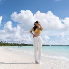 In Pics: લહેરાતા વાળ... હોઠો પર સ્માઇલ, દરિયા કિનારે ફરીથી જોવા મળ્યો Palak Tiwariનો હસીન અંદાજ, જુઓ તસવીરો.....