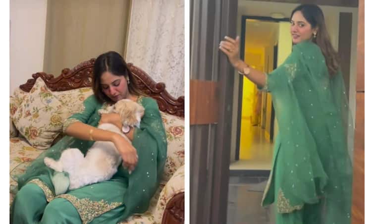 punjabi singer actress baani sandhu shares home tour video on social media watch this video Baani Sandhu: ਬਾਣੀ ਸੰਧੂ ਨੇ ਵੀਡੀਓ ਸ਼ੇਅਰ ਕਰ ਦਿਖਾਈ ਘਰ ਦੀ ਝਲਕ, ਇਸ ਆਲੀਸ਼ਾਨ ਘਰ 'ਚ ਰਹਿੰਦੀ ਹੈ ਗਾਇਕਾ