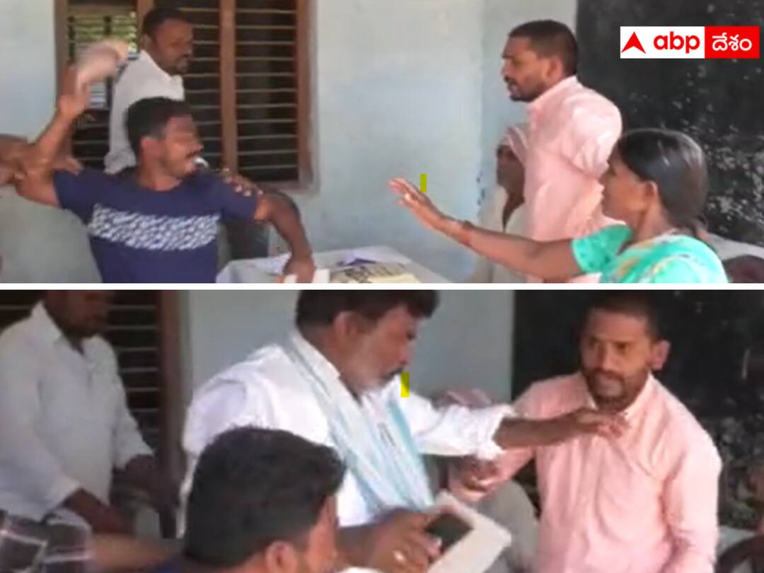 An incident in Mahbubabad where a youth attacked the sarpanch with a sandal in the gram sabha. Attack On Sarpanch :   గ్రామసభలోనే సర్పంచ్‌పై చెప్పుతో గ్రామస్తుని దాడి -  అంత కోపం ఎందుకంటే ?