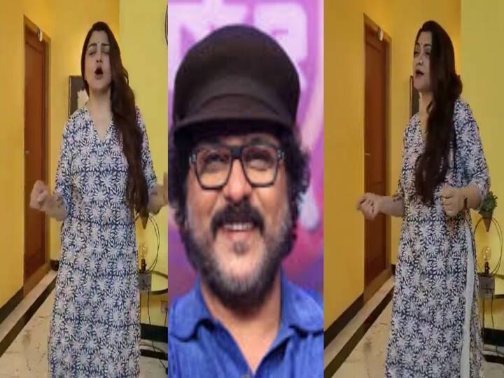 Kushboo wishing Kannda actor Ravichandran on his birthday with a dancing video post in social media Watch Video : 50 வயதை கடந்தும் கலக்கலாக நடனம்.. குஷ்பூ கொடுத்த சர்ப்ரைஸ்