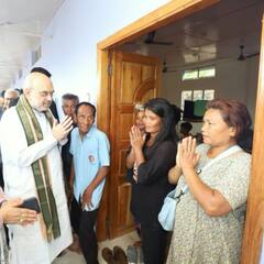 Manipur Violence : মণিপুরে সীমান্ত-শহর পরিদর্শন, পৃথক সম্প্রদায়ের মানুষ, নাগরিক সমাজের সঙ্গে কথা শাহ-র