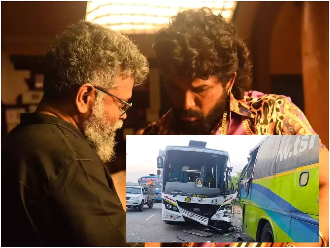 Allu Arjun's Pushpa 2 movie junior artists and unit members Injured In A Bus Accident Near Narkatpally Pushpa 2 Team Accident : 'పుష్ప 2' యూనిట్ వస్తున్న బస్సుకు యాక్సిడెంట్ - ఆర్టిస్టులు లేరు కానీ!