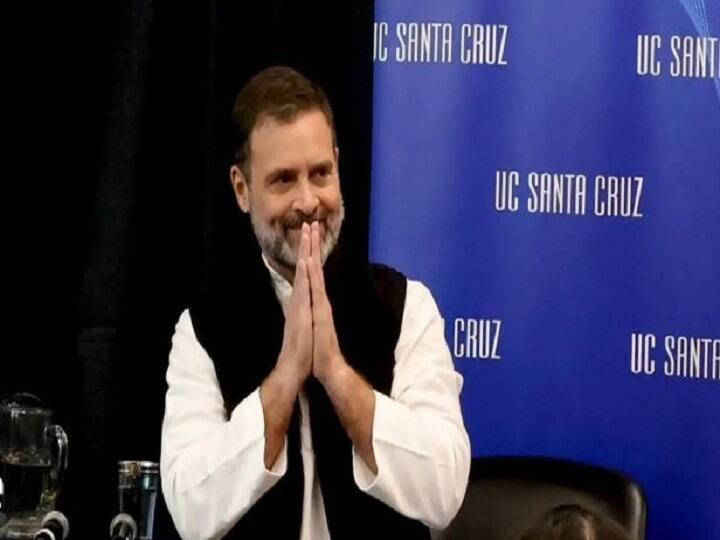 Rahul Gandhi reaction to Khalistan slogans in America Watch video Rahul Gandhi in US : கூட்டத்தில் காலிஸ்தான் ஆதரவு கோஷம்..கூலாக டீல் செய்த ராகுல் காந்தி...நடந்தது என்ன..?