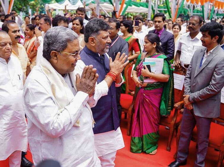 Karnataka Govt To Implement All 5 Poll Guarantees, Announces CM Siddaramaiah Karnataka Govt To Implement All 5 Poll Guarantees, Announces CM Siddaramaiah