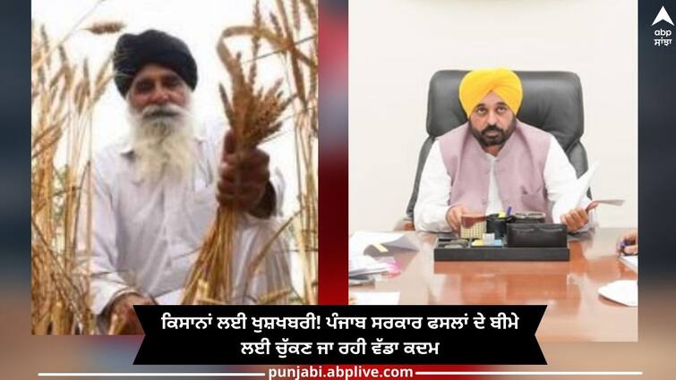 Good news for farmers! Punjab government is going to take a big step for crop insurance ਕਿਸਾਨਾਂ ਲਈ ਖੁਸ਼ਖਬਰੀ! ਪੰਜਾਬ ਸਰਕਾਰ ਫਸਲਾਂ ਦੇ ਬੀਮੇ ਲਈ ਚੁੱਕਣ ਜਾ ਰਹੀ ਵੱਡਾ ਕਦਮ