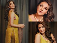 Kajal aggarwal : 'அவ சிாிச்சதும் தல உறையுது தன்னால என் பேச்சு மூச்சு எங்க காணல…' நடிகை காஜல் அகர்வாலின் அசத்தல் புகைப்படங்கள்!