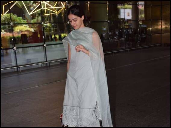 Airport Look: सिंपल लुक में एयरपोर्ट पर स्पॉट हुई Ananya Panday, सादगी देख फैंस हुए दीवाने