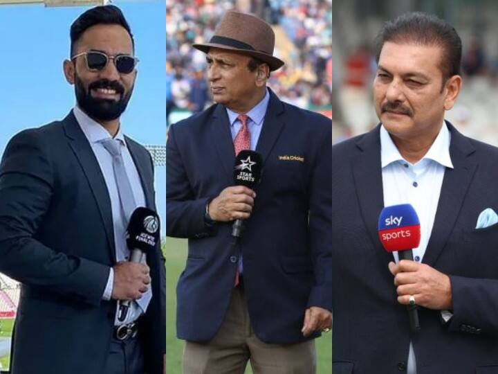 World test championship 2023 final Dinesh Karthik Sunil Gavaskar Ravi Shastri Commentators IND vs AUS WTC 2023 Final: वर्ल्ड टेस्ट चैंपियनशिप फाइनल के दौरान कमेंट्री करेंगे ये 3 भारतीय दिग्गज, देखें लिस्ट में कौन-कौन शामिल