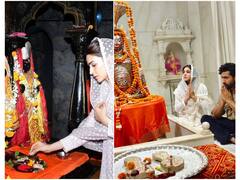 Kriti Sanon To Sara Ali Khan And Vicky Kaushal, Celebs Visit Temples Ahead Of Film's Release | PICS