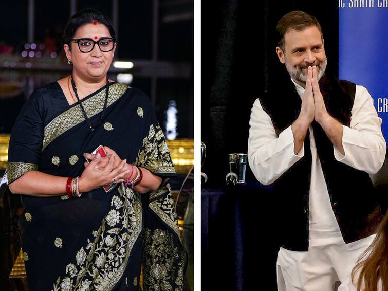 Search In The US If Smriti Irani Retort After Congress Puts Out Missing Poster For Amethi MP Rahul Gandhi 'Search In The US If...': Smriti Irani's Retort After Congress Puts Out 'Missing' Poster For Amethi MP