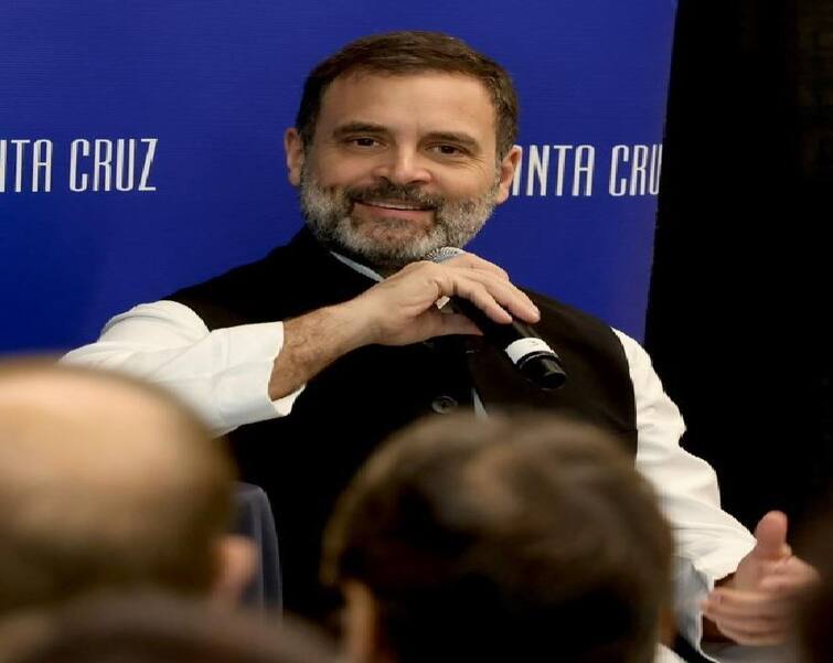 Rahul Gandhi USA Visit 2023: Attacks PM Modi in San Francisco details inside Rahul Gandhi: ‘PM મોદીને ભગવાન સાથે બેસાડો તો તેમને પણ સમજાવી દે...’ અમેરિકામાં રાહુલ ગાંધીનું નિવેદન