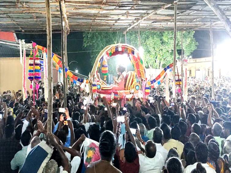 mayiladuthurai Dharumapuram aadheenam pattina peravesam flag hoistin today TNN ஆன்மீகம்: தருமபுரம் ஆதீனத்தில் மீண்டும் பட்டணப் பிரவேசம் -  ஞானபுரீஸ்வரர் கோயிலில் கொடியேற்றம்