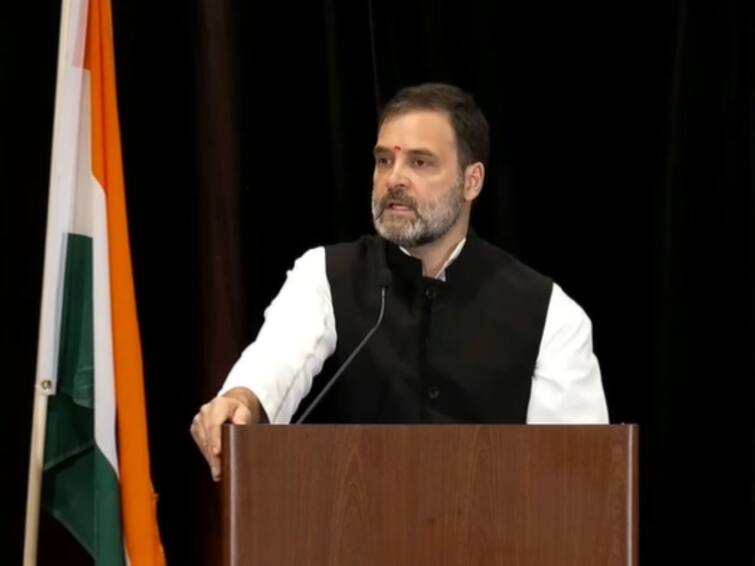 ‘Can’t Discuss ‘Real Issues’ So Did ‘Sceptre Thing, Lying Down’: Rahul’s Dig At PM Modi, In US