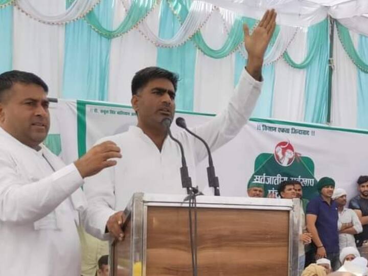 SP MLA Atul Pradhan Supported Wrestler Protest Said Chowdhary will answer Khap Panchayat Muzaffarnagar ANN Khap Panchayat: पहलवानों के मुद्दे पर सपा विधायक का सरकार पर निशाना, कहा- 'तुम जुल्म करना ये चौधरी जवाब देंगे'