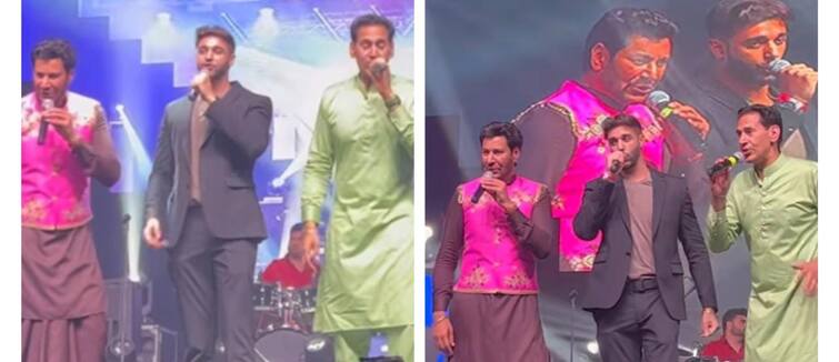 punjabi singer harbhajan mann shares stage with his son avkash mann and brother gursewak mann video winning hearts Harbhajan Mann: ਹਰਭਜਨ ਮਾਨ ਆਪਣੇ ਬੇਟੇ ਅਵਕਾਸ਼ ਤੇ ਭਰਾ ਗੁਰਸੇਵਕ ਨਾਲ ਸਟੇਜ 'ਤੇ ਗਾਉਂਦੇ ਆਏ ਨਜ਼ਰ, ਵੀਡੀਓ 'ਤੇ ਫੈਨਜ਼ ਲੁਟਾ ਰਹੇ ਪਿਆਰ