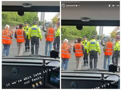 Stop Oil Protest: இங்கிலாந்து கிரிக்கெட் அணி பயணித்த பேருந்து போராட்டக்காரர்களால் தடுத்து நிறுத்தம்.. ஏன் தெரியுமா?