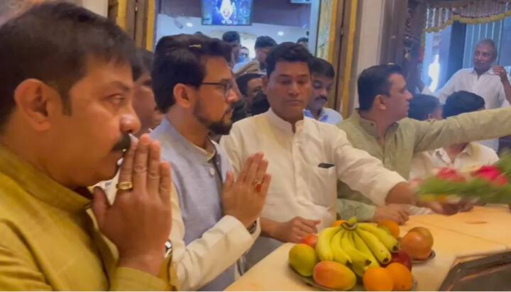 अनुराग ठाकूर मुंबई आणि आसपासच्या शहरातील व्यापाऱ्यांशी संवाद आयोजित करण्यात आला आहे.