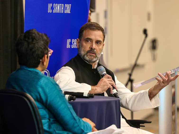 I Knew My Phone Was Being Tapped At One Point Said Rahul Gandhi In US With Startup Founders Interacts With Entrepreneurs 'I Knew My Phone Was Being Tapped At One Point': Rahul Gandhi Interacts With Entrepreneurs In US