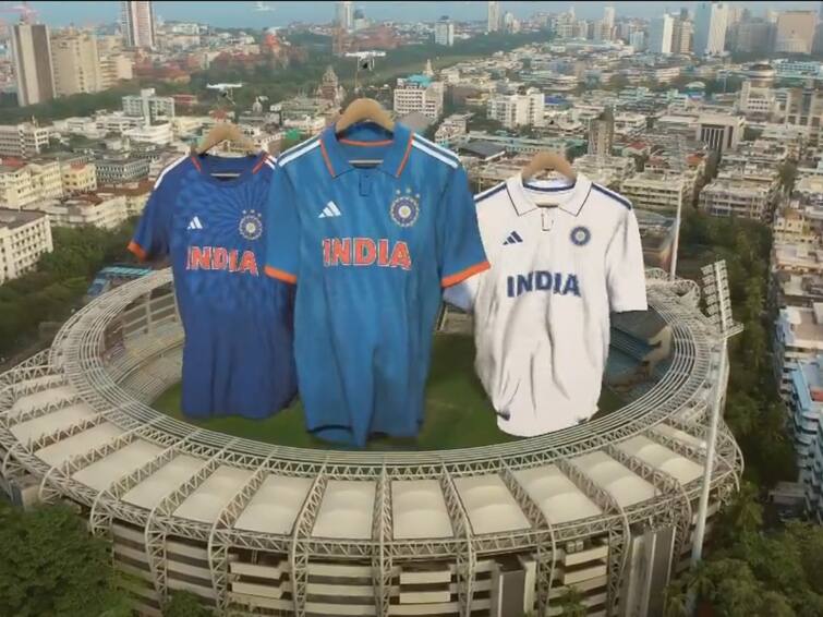 Team India New Jersey Designs For Indian Cricket Team Released Ahead Of IND vs AUS WTC Final New Jersey Designs For Indian Cricket Team Released Ahead Of IND vs AUS WTC Final. WATCH