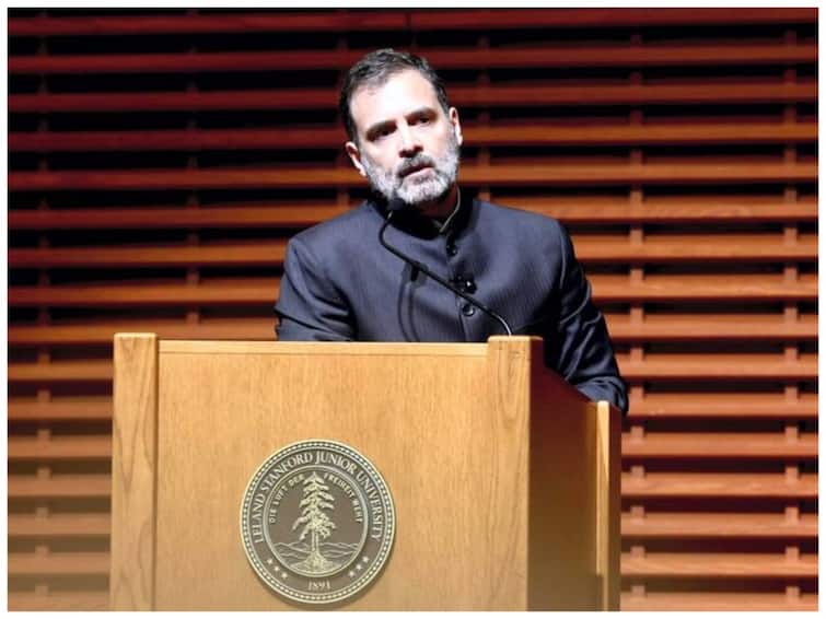 Huge Opportunity Rahul Gandhi Disqualification MP Interaction Stanford University Students US 'Huge Opportunity': Rahul Gandhi On Disqualification As MP During Interaction With Students In US