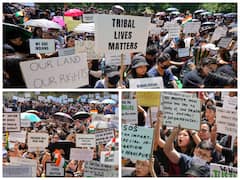 As Manipur Crisis Continues, Tribal Solidarity Protest Held In Delhi For Restoration Of Peace