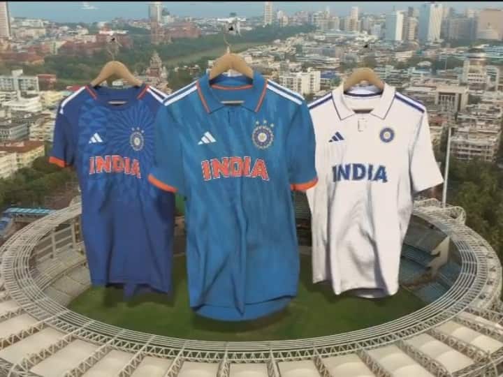 Indian cricket Team's new Jerseys Released before World Test Championship Final 2023 watch Adidas' video Watch: WTC Final से पहले सामने आई टीम इंडिया की नई जर्सी, Adidas ने शेयर किया खास वीडियो