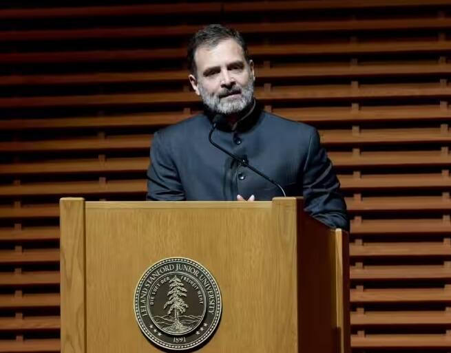 Rahul Gandhi In US: 'હું પ્રથમ એવો વ્યક્તિ છું જેને માનહાનિ કેસમાં આટલી મોટી સજા મળી', સંસદ સભ્યપદ રદ્દ થવા પર અમેરિકામાં રાહુલ ગાંધીએ આપ્યું નિવેદન Rahul Gandhi In US: Never imagined I'd be disqualified as an MP, Rahul Gandhi says in USA Rahul Gandhi In US: 'હું પ્રથમ એવો વ્યક્તિ છું જેને માનહાનિ કેસમાં આટલી મોટી સજા મળી', સંસદ સભ્યપદ રદ્દ થવા પર અમેરિકામાં રાહુલ ગાંધીએ આપ્યું નિવેદન