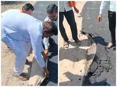 Is It A Carpet?: Internet Reacts To Viral Video Of Maharashtra Villagers Peeling Off New Road