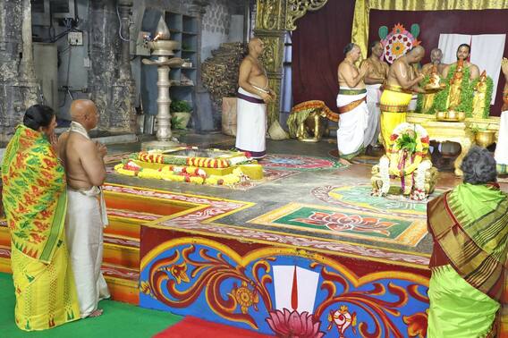 Jyeshtabhishekam 2023: శ్రీవారి ఆలయంలో ఘనంగా జ్యేష్ఠాభిషేకం ప్రారంభం - వేడుకగా స్నపన తిరుమంజనం