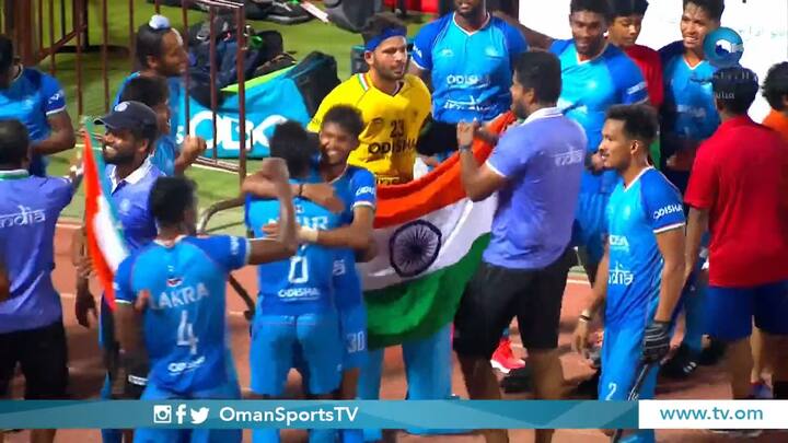 இந்நிலையில் நடப்பு சாம்பியனான இந்தியா 2-1 என்ற கோல் கணக்கில் பாகிஸ்தானை வென்றது.