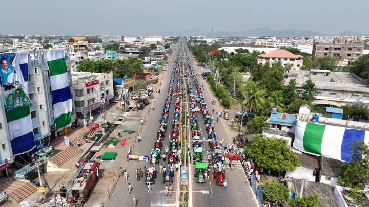 వైఎస్సార్ యంత్రసేవా పథకం - ట్రాక్టర్లు, కంబైన్ హార్వెస్టర్ల మెగా మేళా