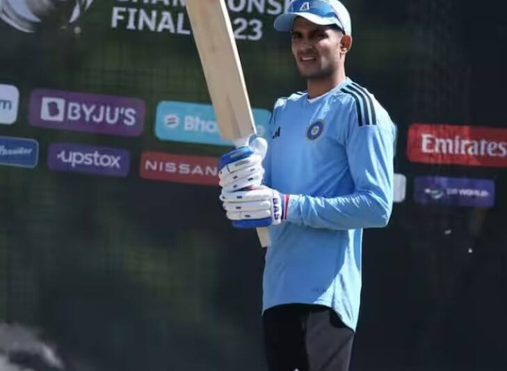 indian cricket team player shubman gill practice ind vs aus wtc final WTC Final: ઓસ્ટ્રેલિયા સામે ફાઈનલ પહેલા પરસેવો પાડી રહ્યો છે શુભમન ગિલ, જુઓ વાયરલ તસવીર 