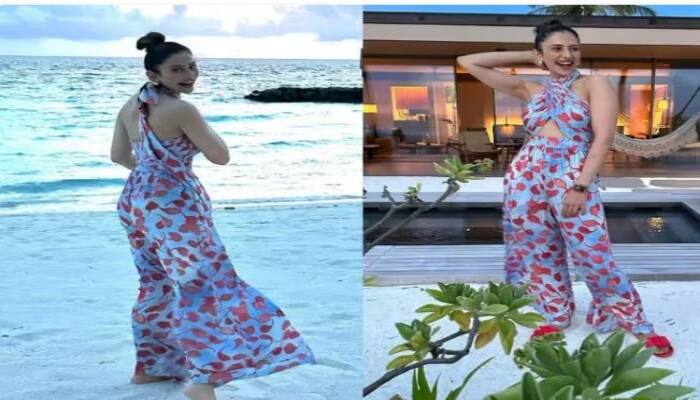 Rakul Preet Singh Photos : ਅਦਾਕਾਰਾ ਰਕੁਲ ਪ੍ਰੀਤ ਸਿੰਘ ਇਨ੍ਹੀਂ ਦਿਨੀਂ ਮਾਲਦੀਵ ਵਿੱਚ ਛੁੱਟੀਆਂ ਮਨਾ ਰਹੀ ਹੈ। ਜਿੱਥੋਂ ਅਦਾਕਾਰਾ ਨੇ ਆਪਣੀਆਂ ਕੁਝ ਤਾਜ਼ਾ ਤਸਵੀਰਾਂ ਸ਼ੇਅਰ ਕੀਤੀਆਂ ਹਨ।