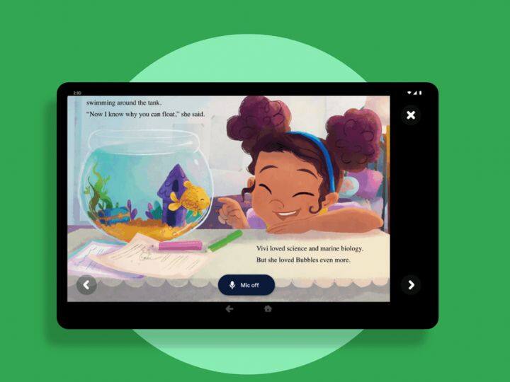 Read more about the article PlayBook के लिए गूगल ने रोलआउट किया ‘Reading practice’ फीचर, बच्चों के लिए बड़ा फायदेमंद