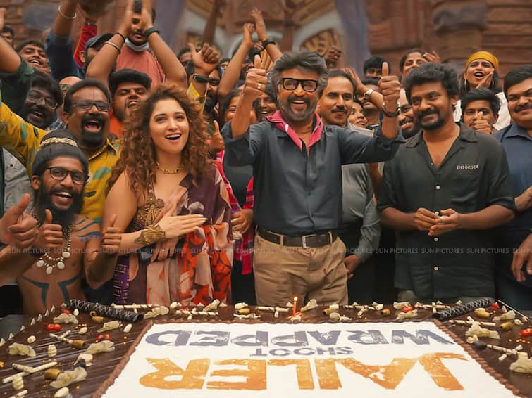 Rajinikanth And Tamannaah Bhatia Wrap 'Jailer' Shoot, Celebrate With A Giant Cake