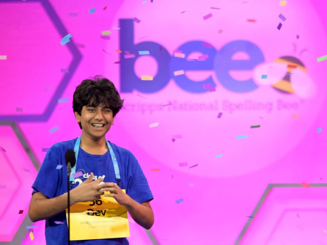 Indian-American 14-Year-Old Dev Shah Wins Scripps National Spelling Bee Champion Indian-American 14 Year Old Eight Grader Dev Shah Wins Scripps National Spelling Bee Champion Indian-American 14-Year-Old Dev Shah Wins Scripps National Spelling Bee Champion