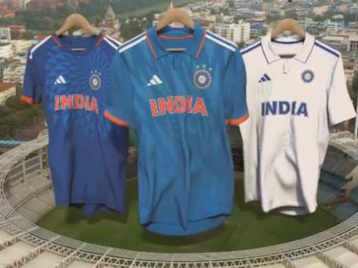 New Team India Jersey Adidas Shares First Look of Test ODI T20I Shirts World Test Championship Final Team India New Jersey: డబ్ల్యూటీసీ ఫైనల్ నుంచే కొత్త జెర్సీలు - ఘనంగా ఆవిష్కరించిన అడిడాస్