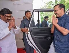 In Pics: ਰਾਂਚੀ 'ਚ ਸੀਐਮ ਹੇਮੰਤ ਸੋਰੇਨ ਨਾਲ ਮੁੱਖ ਮੰਤਰੀ ਭਗਵੰਤ ਮਾਨ ਤੇ ਅਰਵਿੰਦ ਕੇਜਰੀਵਾਲ ਨੇ ਕੀਤੀ ਮੁਲਾਕਾਤ, ਵੇਖੋ ਤਸਵੀਰਾਂ