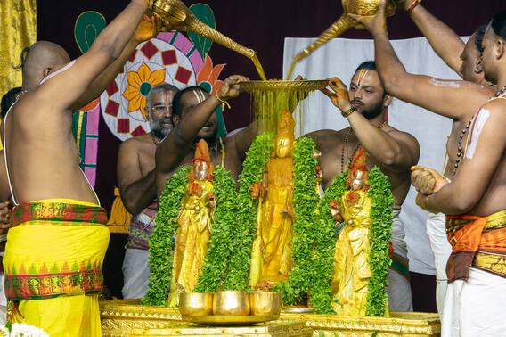 Jyeshtabhishekam 2023: శ్రీవారి ఆలయంలో ఘనంగా జ్యేష్ఠాభిషేకం ప్రారంభం - వేడుకగా స్నపన తిరుమంజనం