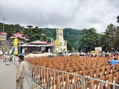 रिज मैदान पर लगे भारी भरकम स्टेज से टैंक को खतरा, पूर्व डिप्टी मेयर का हाईकोर्ट को पत्र