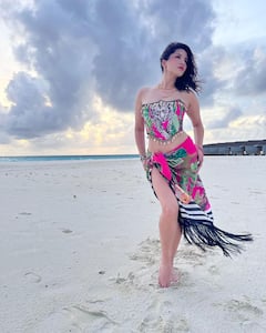 Sunny Leone Photos: બીચ પર સની લિયોનીએ આપ્યા હોટ પોઝ, ચાહકો બન્યા દિવાના