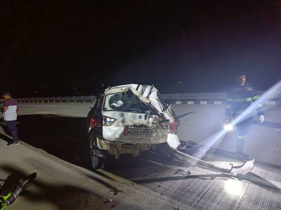 शिर्डी भरवीर समृद्धी महामार्गावर भीषण अपघात, दोघांचा मृत्यू