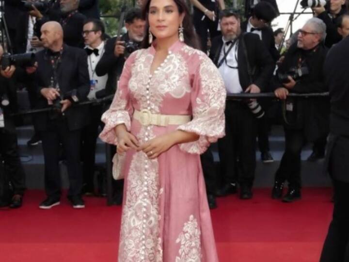 Cannes Film Festival 2023: Richa Chadha's in Pink Dress gifted by ali fazal Cannes Film Festival 2023:  कान्स में पिंक ड्रेस पहनकर पहुंचीं थीं ऋचा चड्ढा, पति अली फज़ल ने  किया था गिफ्ट