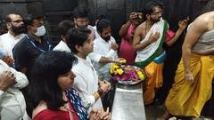 Jyotiraditya Shinde in Kolhapur: केंद्रीय मंत्री ज्योतिरादित्य शिंदे यांनी घेतले करवीर निवासिनी अंबाबाईचे दर्शन